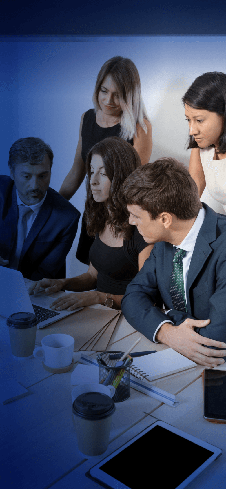 Business professionals in discussion